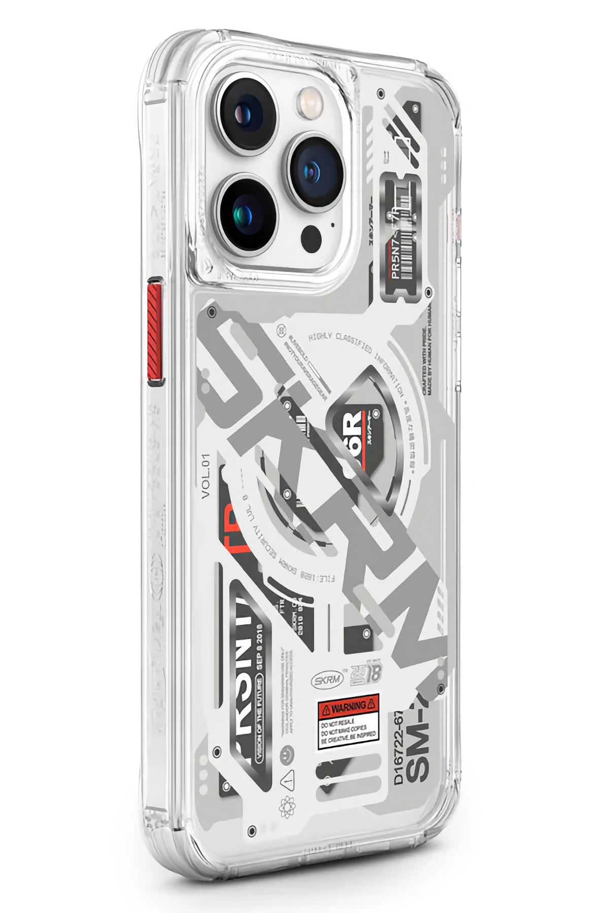SkinArma iPhone 15 Pro Max Uyumlu Ekho Kılıf Şeffaf