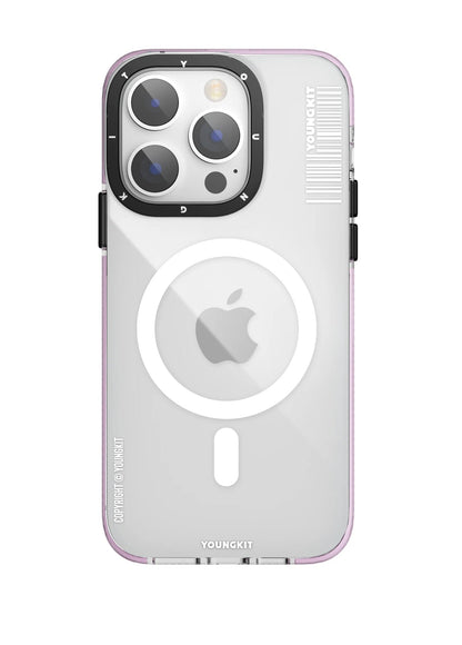 Youngkit Exquisite iPhone 14 Pro Max Magsafe Pembe Kılıf