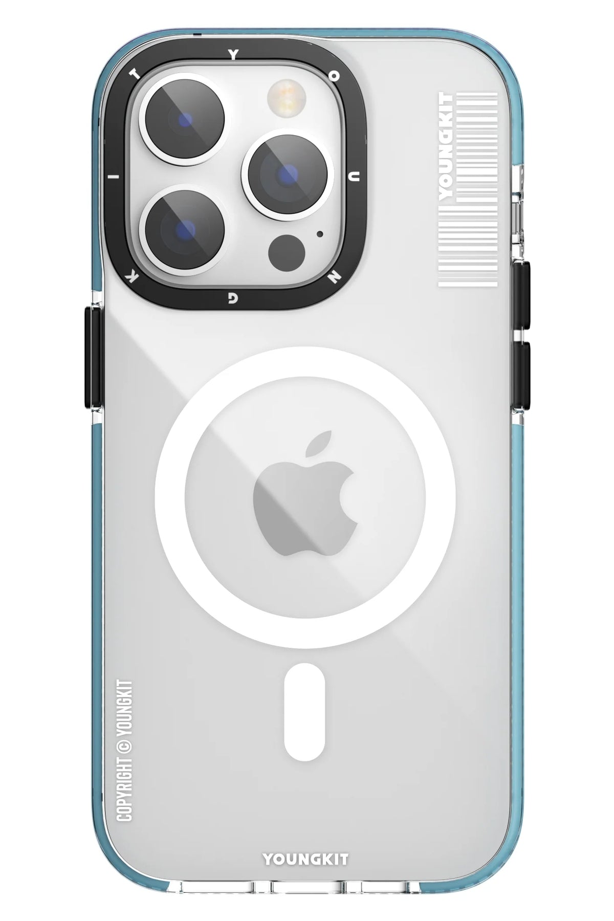 Youngkit Exquisite iPhone 14 Pro Max Magsafe Mavi Kılıf