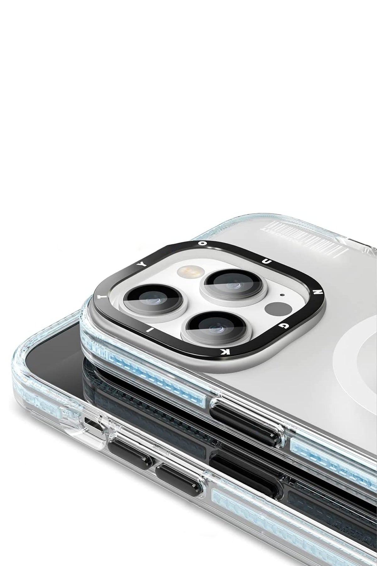 Youngkit Exquisite iPhone 14 Pro Max Magsafe Mavi Kılıf