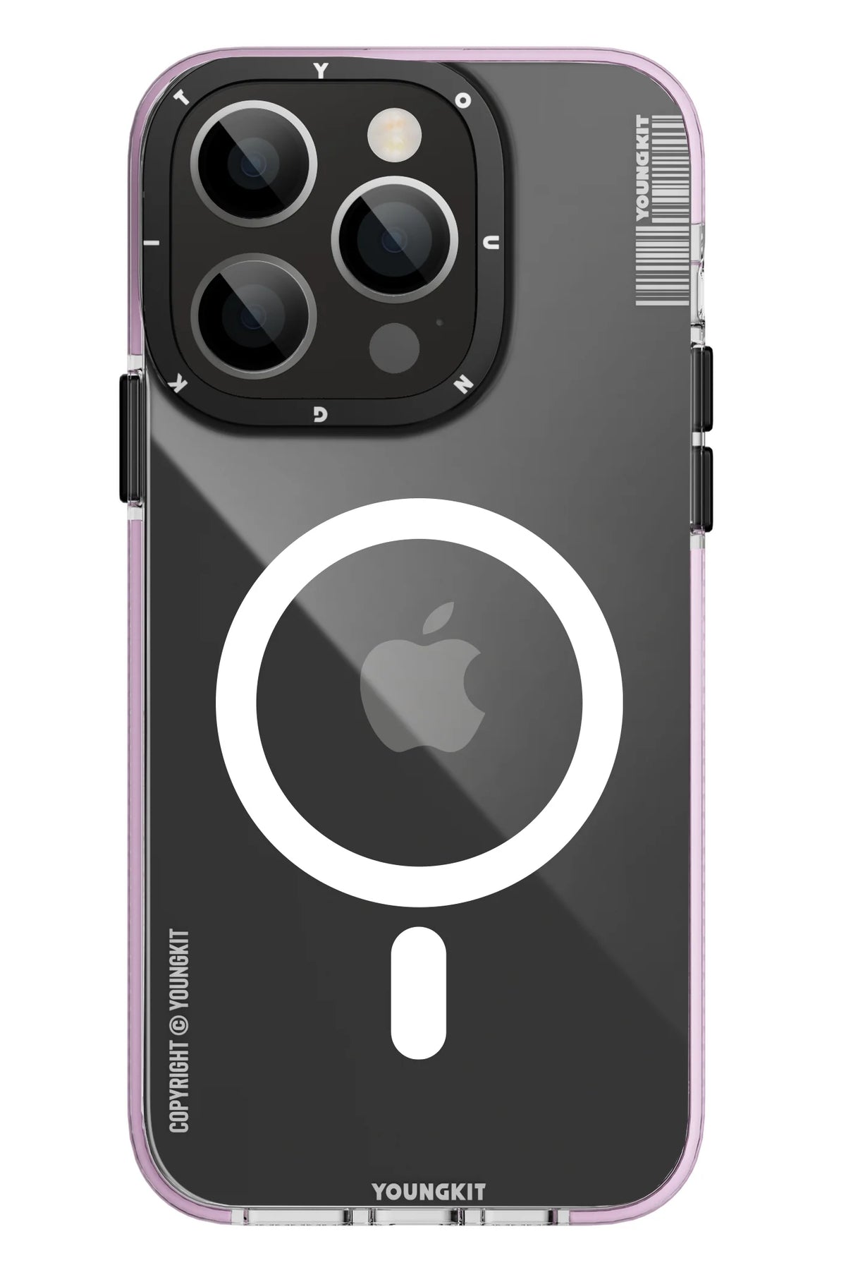 Youngkit Exquisite iPhone 14 Pro Magsafe Pembe Kılıf
