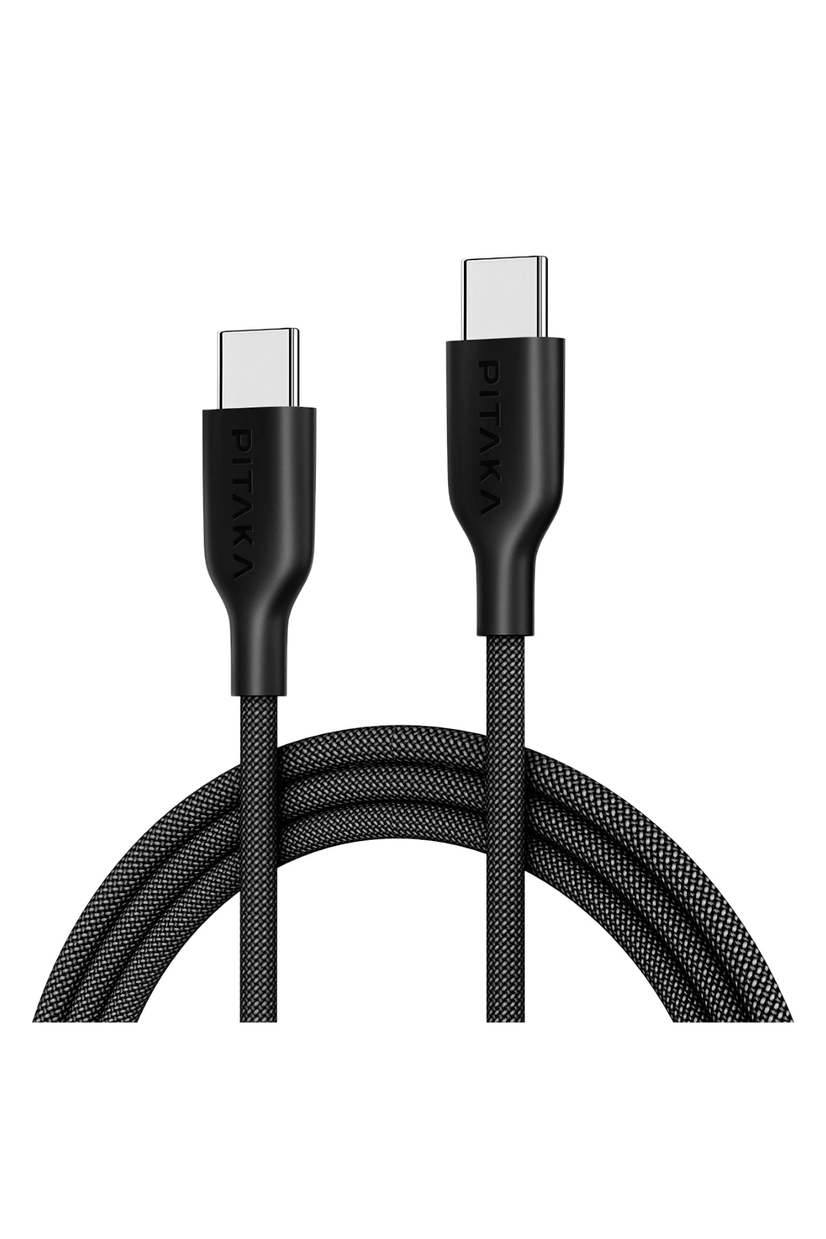 Flex Braided Örgü Type-C to Type-C 60w PD Hızlı Data ve Şarj Kablosu 1.2m Siyah