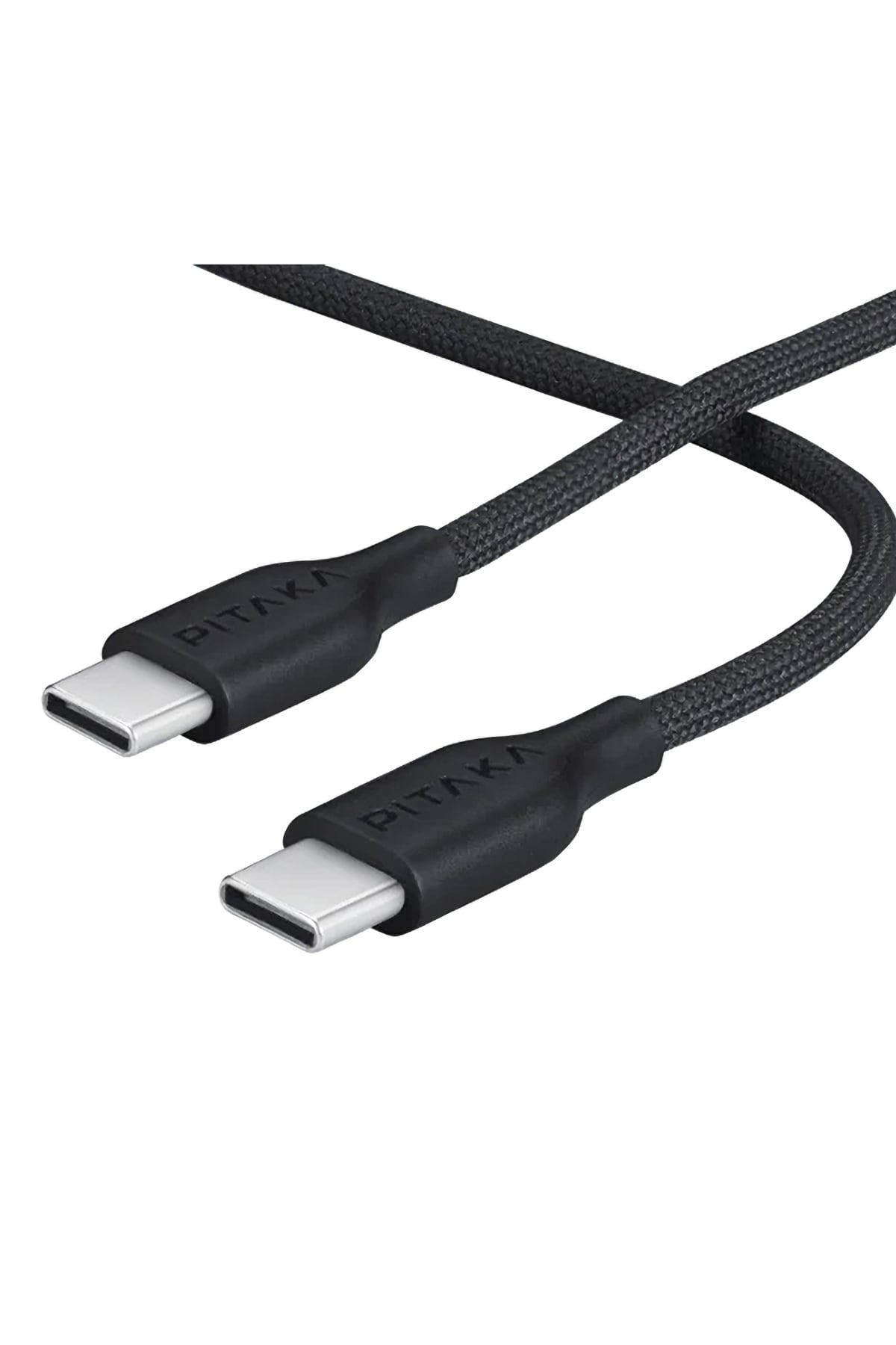Flex Braided Örgü Type-C to Type-C 60w PD Hızlı Data ve Şarj Kablosu 1.2m Siyah