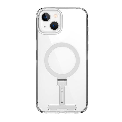 FYY-014 Magsafe Uyumlu Standlı Şeffaf iPhone 15 Plus Kılıf