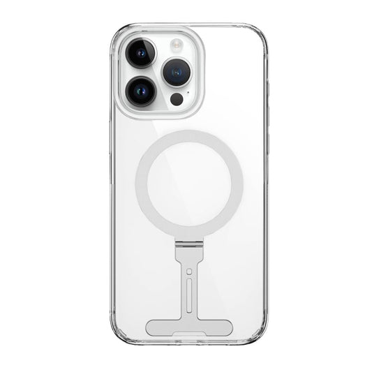 FYY-014 Magsafe Uyumlu Standlı Şeffaf iPhone 15 Pro Kılıf