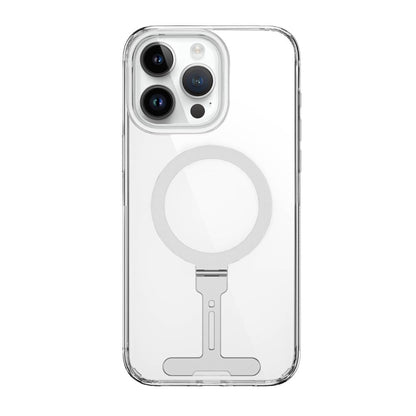 FYY-014 Magsafe Uyumlu Standlı Şeffaf iPhone 15 Pro Max Kılıf
