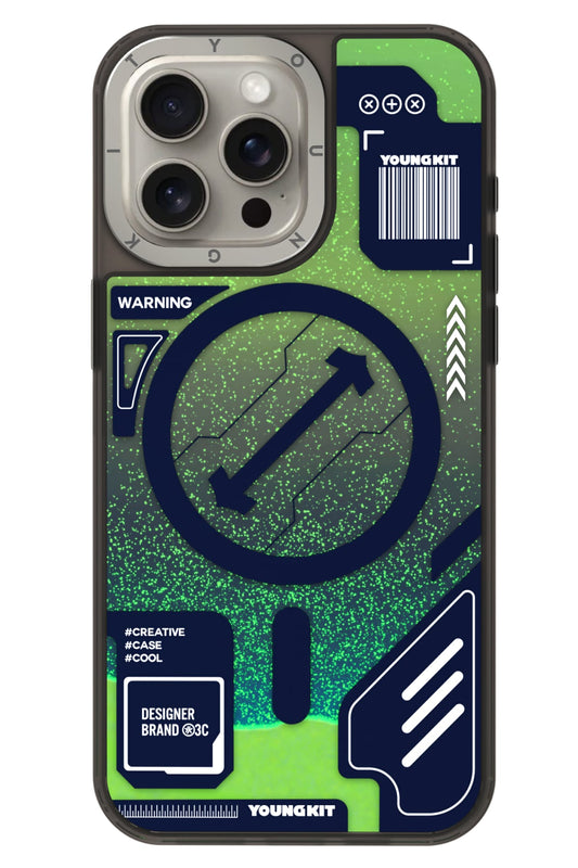 Youngkit Galaxy iPhone 15 Pro Max Uyumlu Kılıf Yeşil