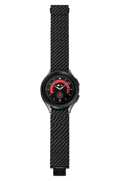 Galaxy Watch Karbon Fiber Kordon Modern Serisi Black-Grey Twill