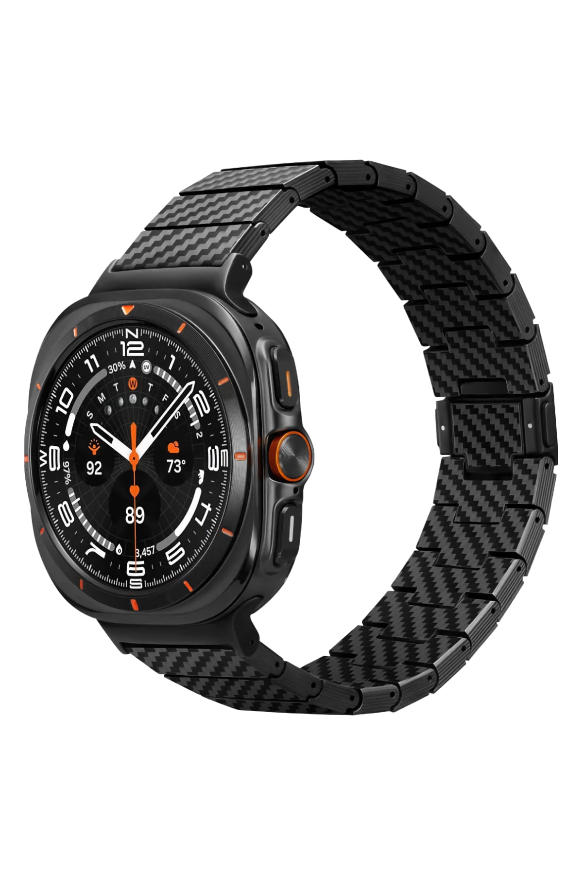 Galaxy Watch Ultra 47mm Karbon Fiber Kordon Modern Serisi Black-Grey Twill