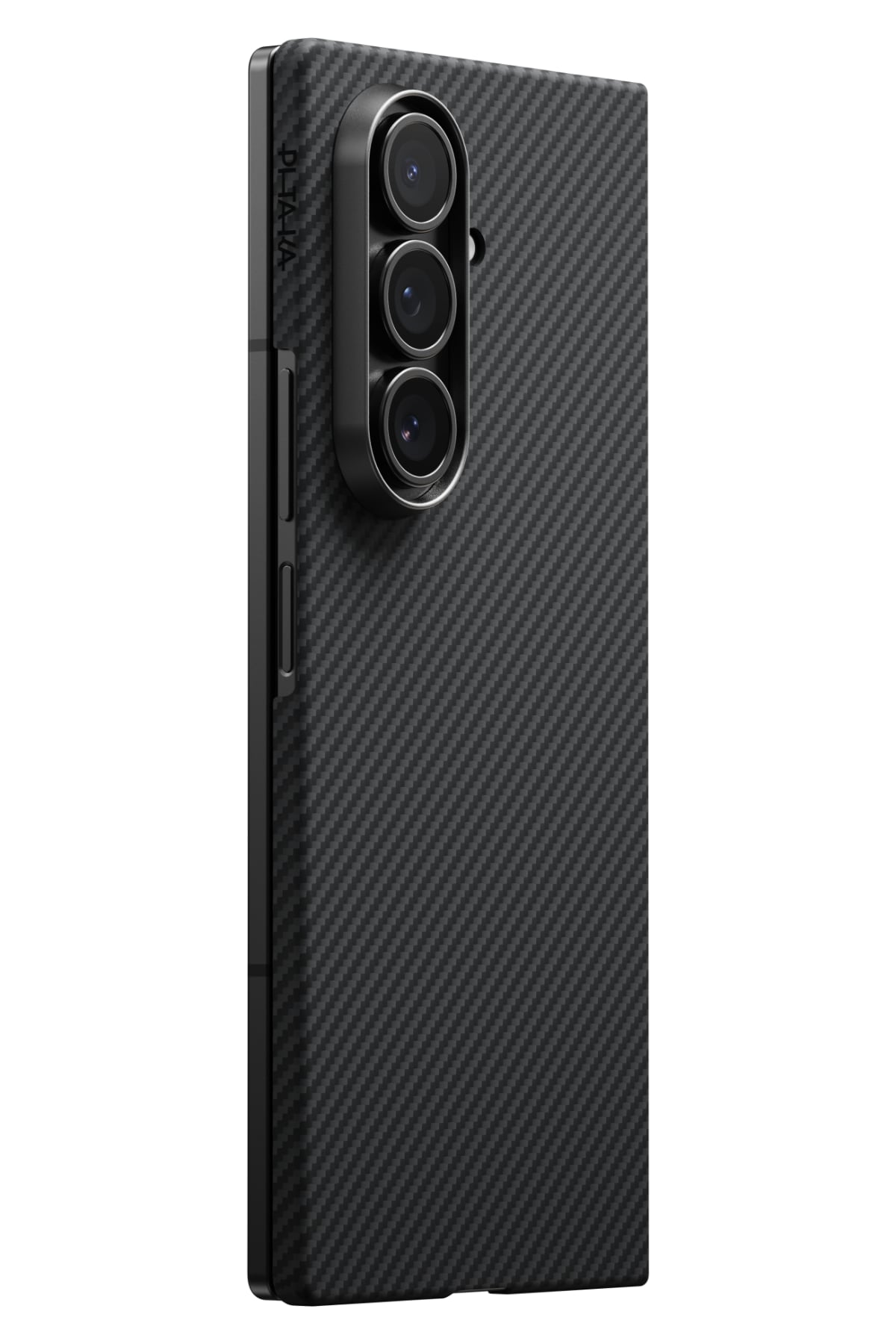 Galaxy Z Fold7 Siyah Gri Aramid Fiber Kılıf | MagSafe Uyumlu Ultra İnce