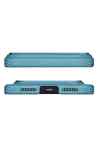 Glints of Gold iPhone 17 Pro Max MagSafe Uyumlu Kılıf Lucid Blue