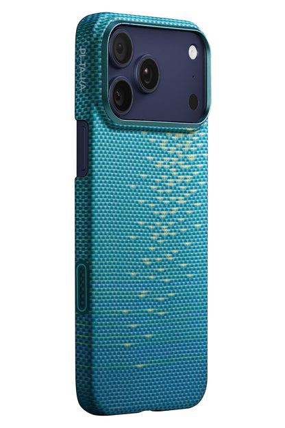 Glints of Gold iPhone 17 Pro Max MagSafe Uyumlu Kılıf Lucid Blue