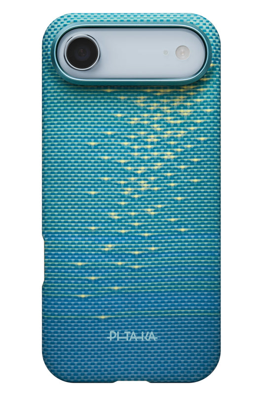 Glints of Gold iPhone 17 Air MagSafe Uyumlu Kılıf Lucid Blue