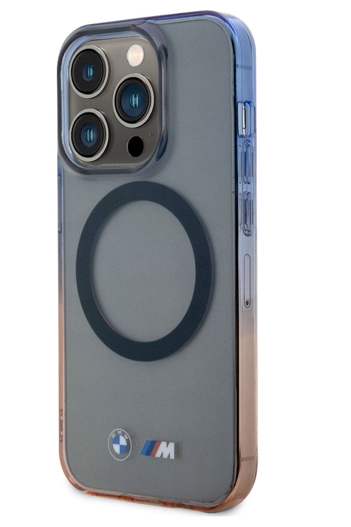 Apple iPhone 14 Pro Max uyumlu Magsafe BMW M Lisanslı Gradient Kılıf
