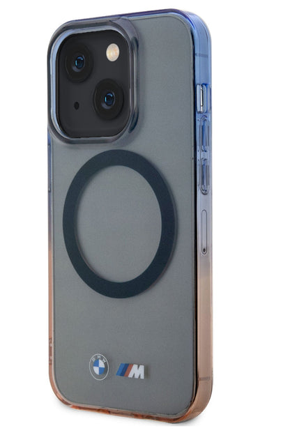 Apple iPhone 15 uyumlu Magsafe BMW M Lisanslı Gradient Kılıf