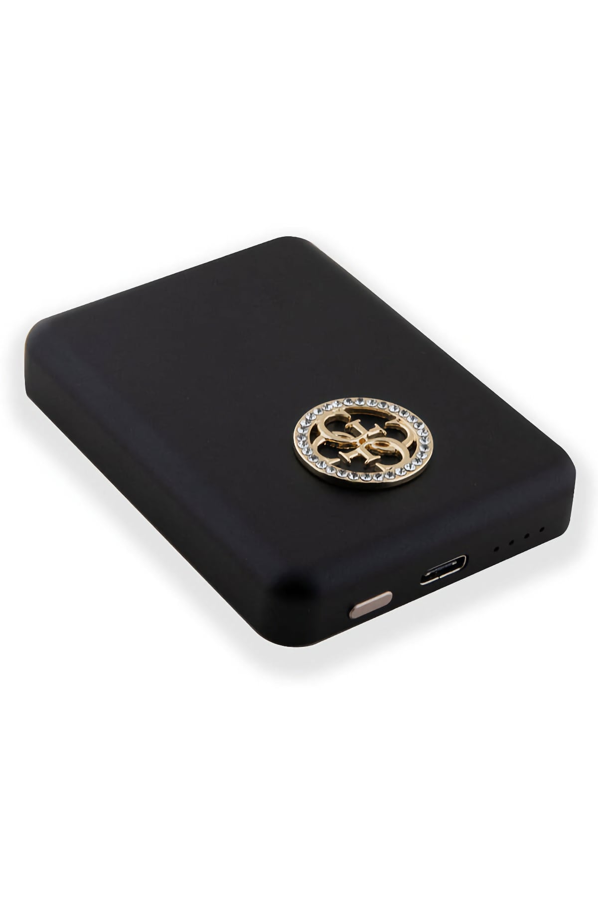 Guess Taşlı 4G Logolu Magsafe Siyah Powerbank 5000mAh