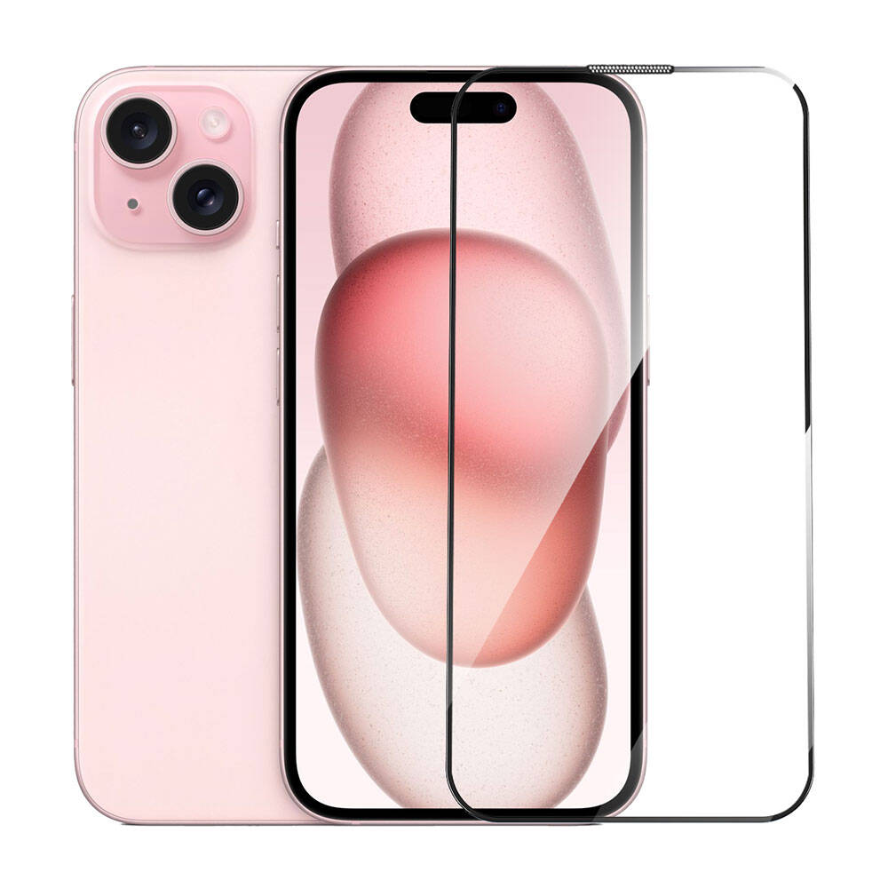 GT-008 Polimer Oleofobik iPhone 15 Ekran Koruyucu 10'lu