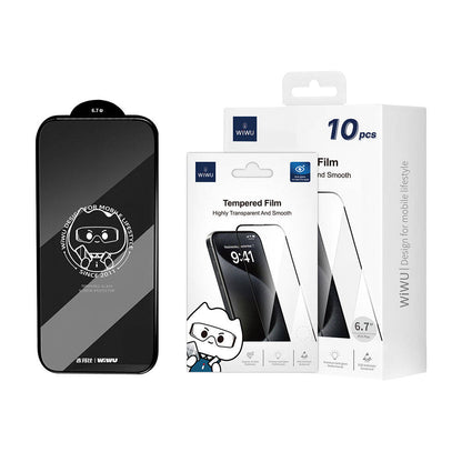GT-008 Şeffaf iPhone 16 Ekran Koruyucu 10'lu Paket