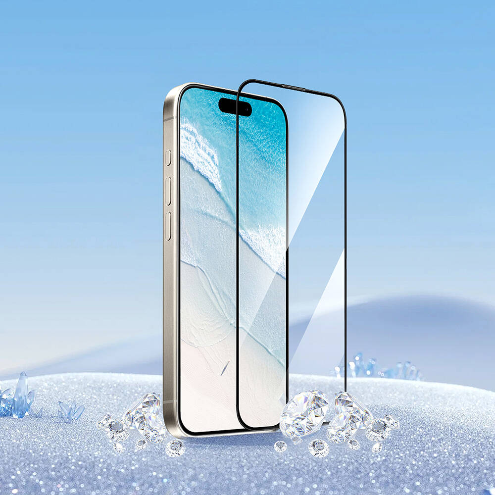 GT-017 Safir Kaplama iPhone 16 Pro Ekran Koruyucu