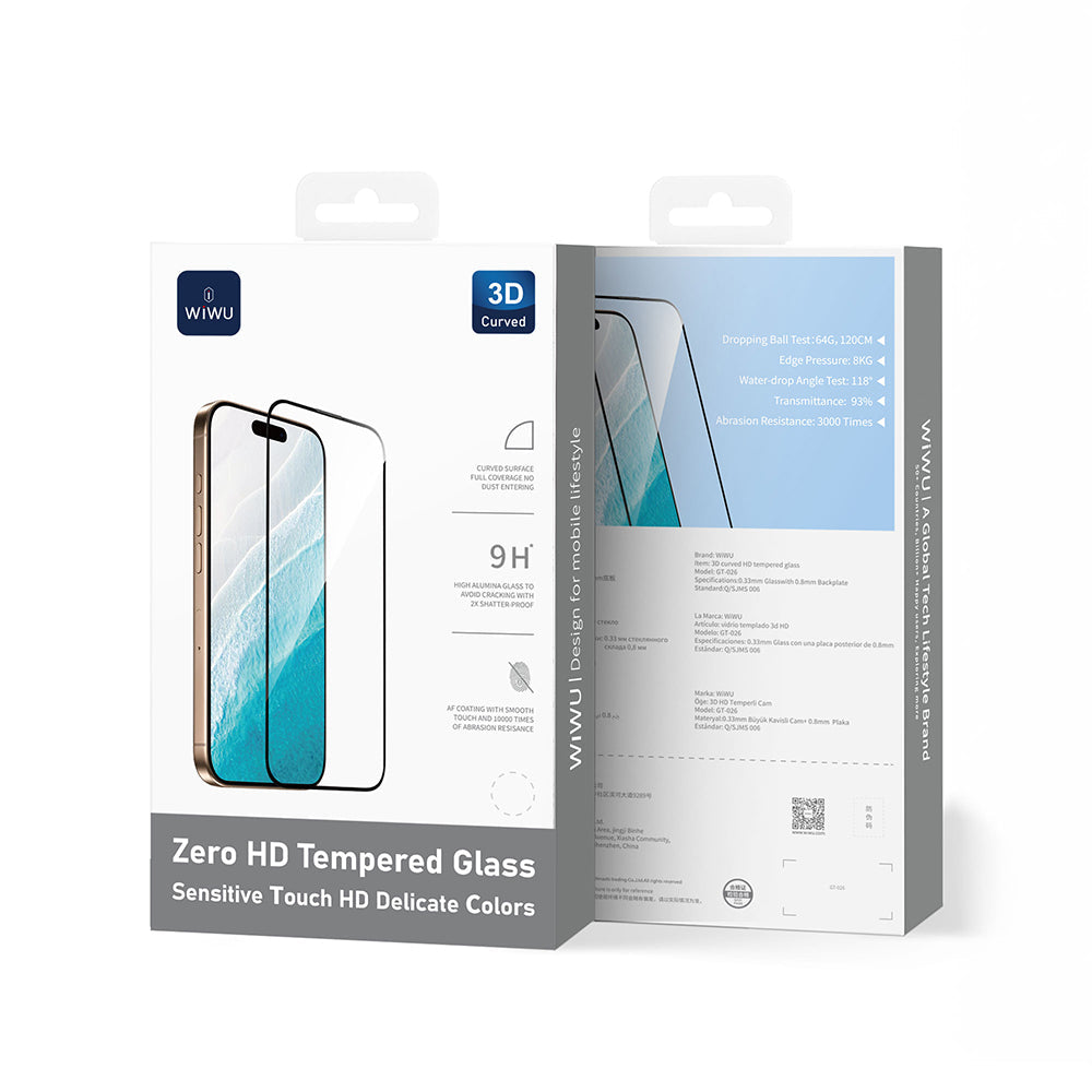 GT-026 Zero Curved Parmak İzi Bırakmayan iPhone Air Ekran Koruyucu