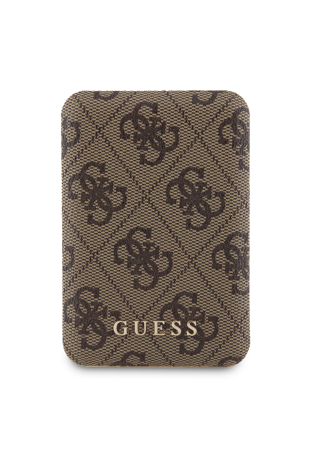 Guess 4G Desenli 5000 mAh 15w Magsafe Powerbank Kahverengi