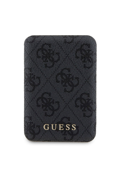 Guess 4G Desenli 5000 mAh 15w Magsafe Powerbank Siyah
