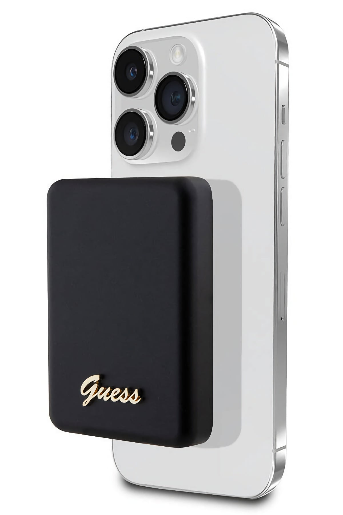 Guess Metal Logolu Magsafe Siyah Powerbank 5000mAh