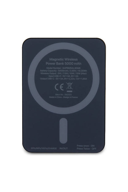 Guess Metal Logolu Magsafe Siyah Powerbank 5000mAh