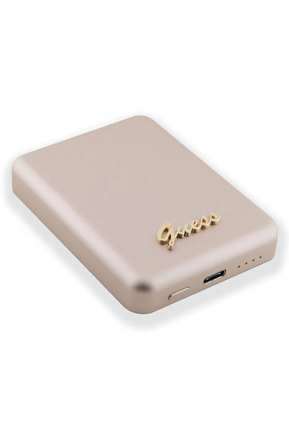 Guess Metal Logolu Magsafe Rose Gold Powerbank 5000mAh