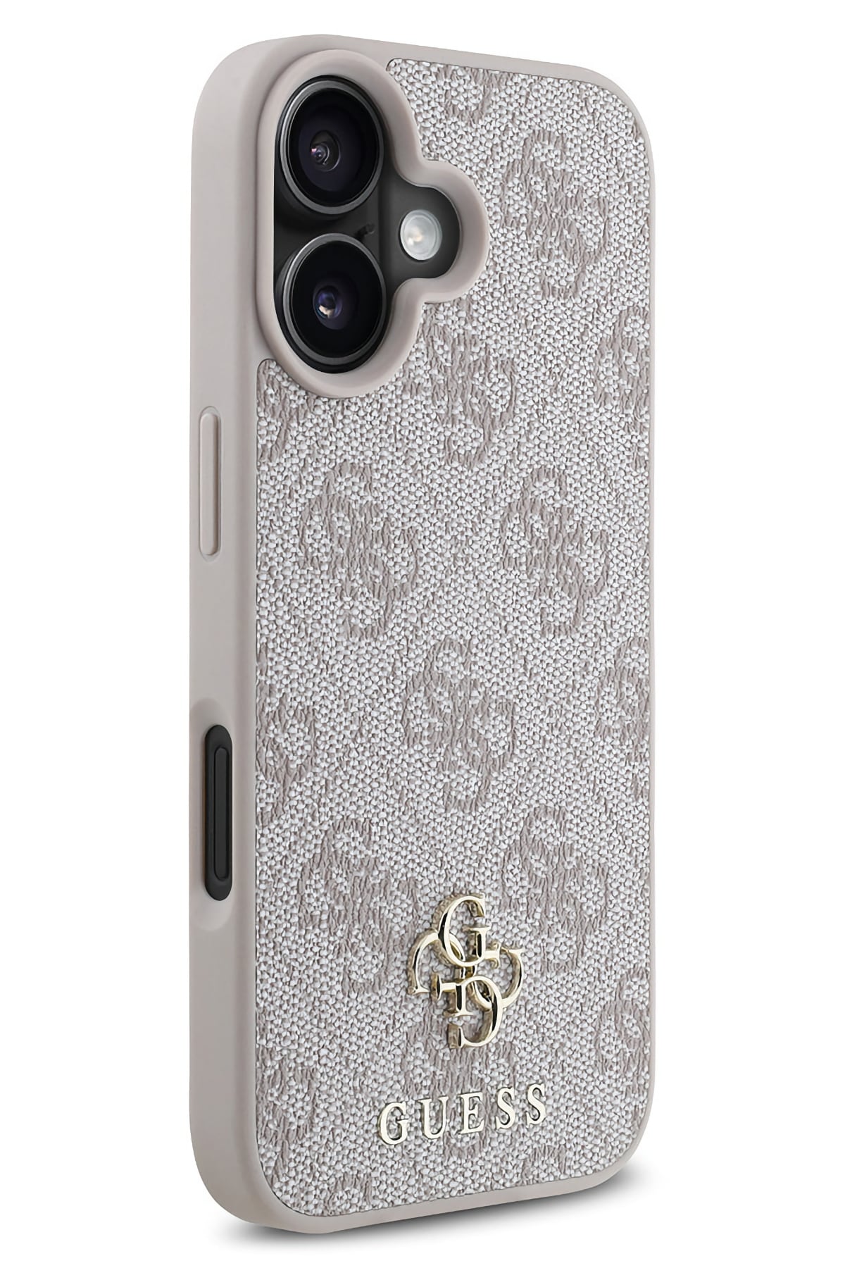 Guess Classic 4G Logolu iPhone 16 Plus Magsafe Uyumlu Kılıf Pembe