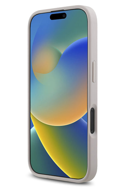 Guess Classic 4G Logolu iPhone 16 Plus Magsafe Uyumlu Kılıf Pembe