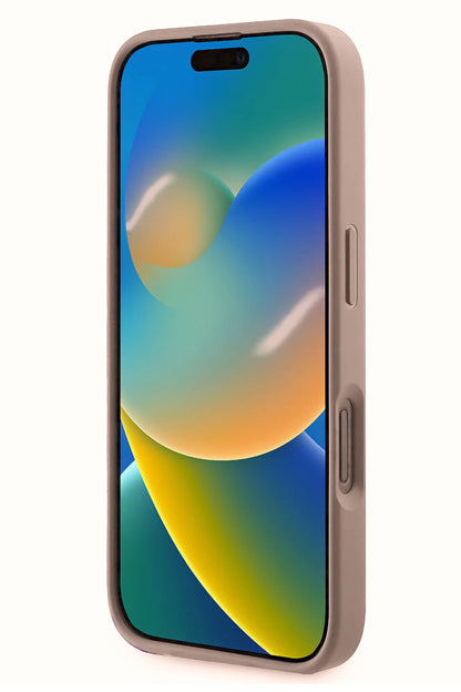 Guess Classic 4G Logolu iPhone 16 Pro Magsafe Uyumlu Kılıf Pembe