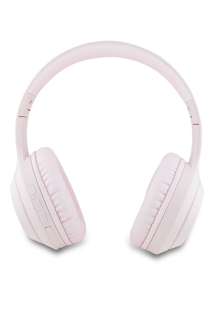 Guess Kulak Üstü Bluetooth 5.3 Katlanabilir Kulaklık Klasik Logolu Pembe