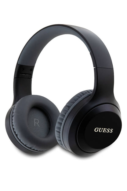 Guess Kulak Üstü Bluetooth 5.3 Katlanabilir Kulaklık Klasik Logolu Siyah
