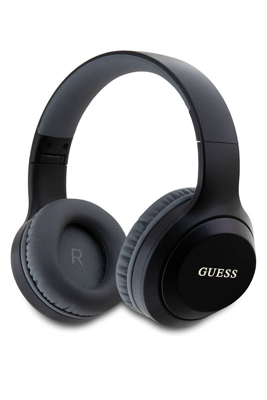 Guess Kulak Üstü Bluetooth 5.3 Katlanabilir Kulaklık Klasik Logolu Siyah