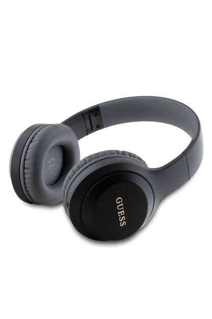 Guess Kulak Üstü Bluetooth 5.3 Katlanabilir Kulaklık Klasik Logolu Siyah