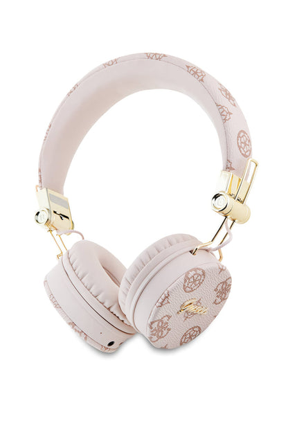 Guess Kulak Üstü Bluetooth 5.3 Metal Logolu Kulaklık Pembe