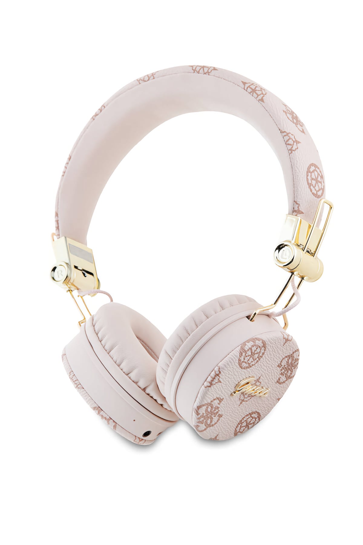 Guess Kulak Üstü Bluetooth 5.3 Metal Logolu Kulaklık Pembe