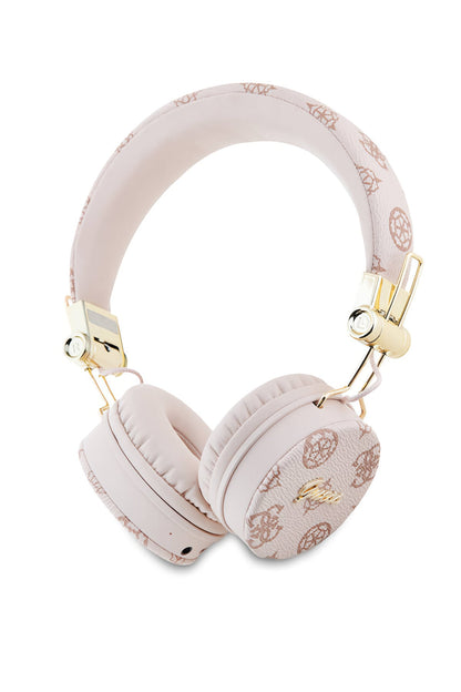 Guess Kulak Üstü Bluetooth 5.3 Metal Logolu Kulaklık Pembe