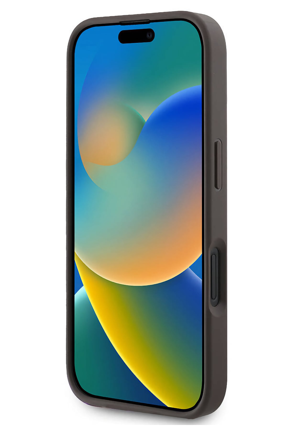 Guess Peony 4G Logolu iPhone 16 Magsafe Uyumlu Kılıf Kahverengi