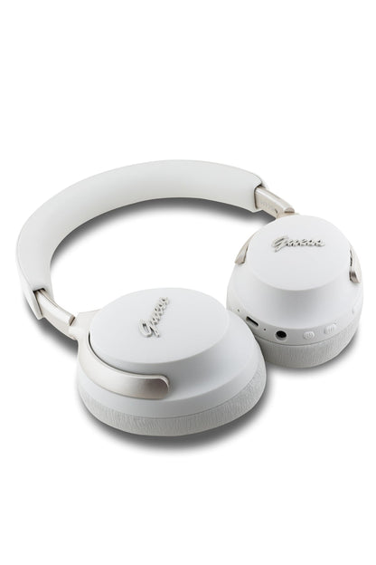 Guess Script Kulak Üstü Bluetooth v5.3 Kulaklık Bej