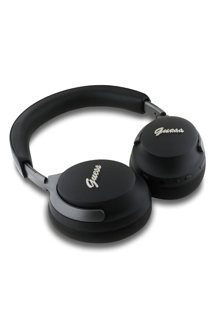 Guess Script Kulak Üstü Bluetooth v5.3 Kulaklık Siyah