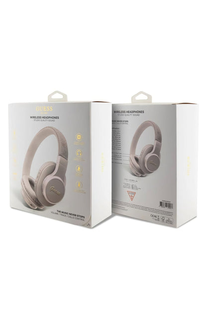 Guess Tone On Kulak Üstü Bluetooth 5.3 Kulaklık Pembe