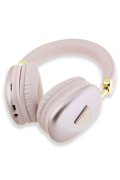 Guess Triangle Kulak Üstü Bluetooth 5.3 Kulaklık Pembe