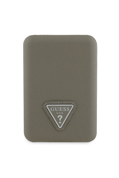 Guess Üçgen Logolu 5000 mAh 15w Magsafe Powerbank Kahverengi