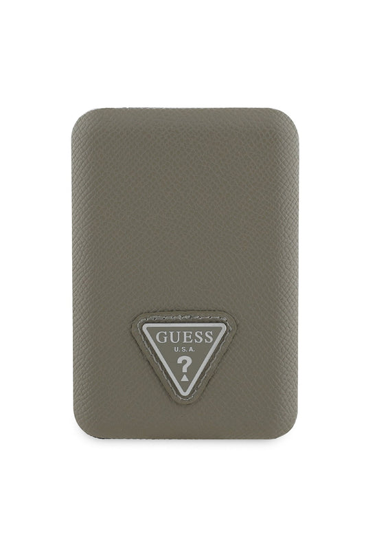 Guess Üçgen Logolu 5000 mAh 15w Magsafe Powerbank Kahverengi