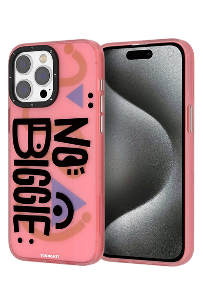 Youngkit Happy Hearth iPhone 15 Pro Max Uyumlu Pembe Kılıf