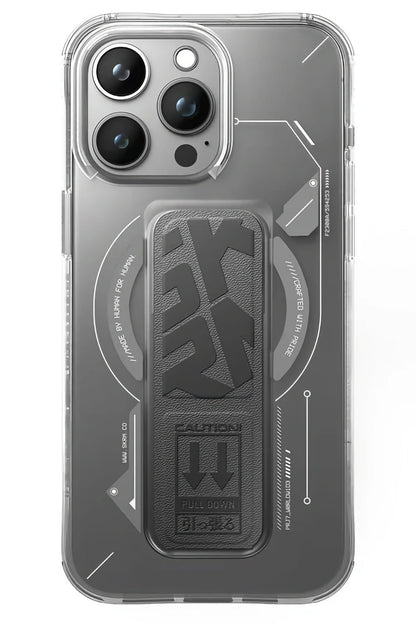 SkinArma iPhone 15 Pro Max Magsafe Uyumlu Helio Kılıf Gri