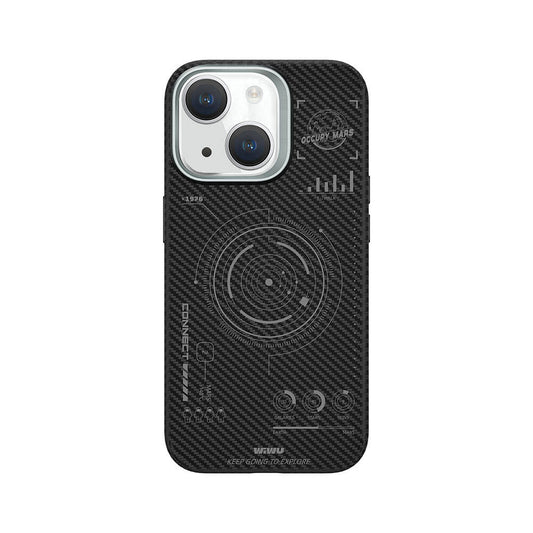 HHX-016 Karbon Fiber 600D Mars Kevlar iPhone 15 Kılıf