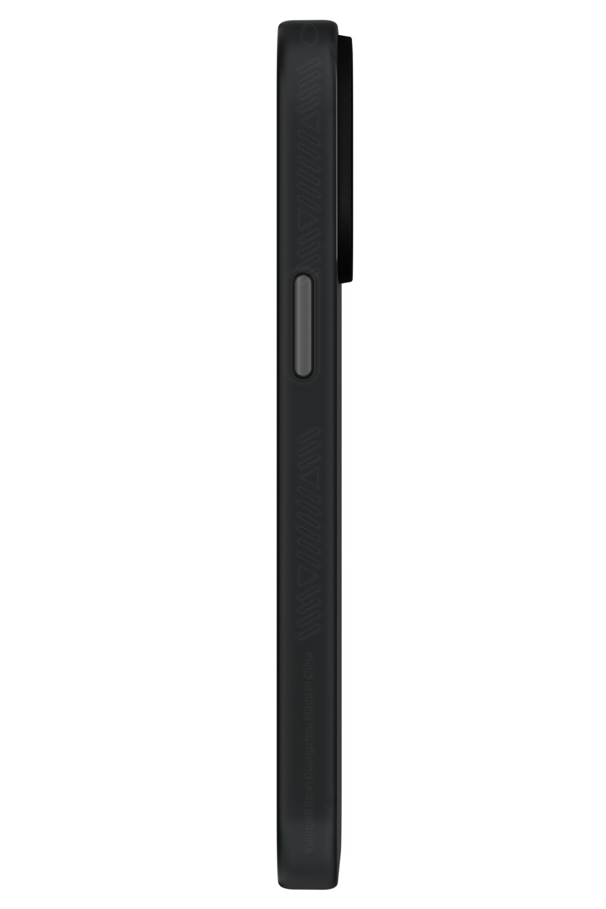 Youngkit Hidden Sand iPhone 15 Pro uyumlu Magsafe Mat Siyah Kılıf
